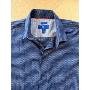 Egara Slim Fit Stretch Non Iron Button Up Shirt Mens Medium